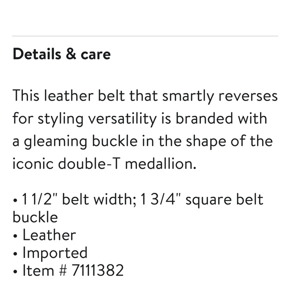 Tory Burch Miller Reversible Belt - Picture 8 of 10